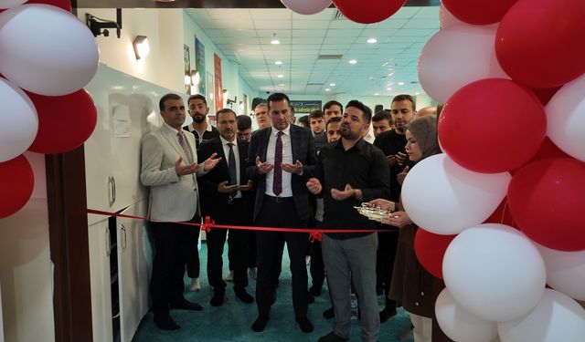 Diyarbakır'daki öğrenci yurdunda kütüphane açıldı