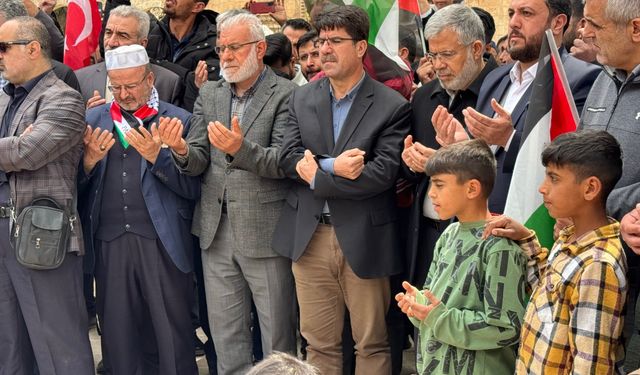 Şanlıurfa'da Filistin halkı için 4 dilde dua edildi