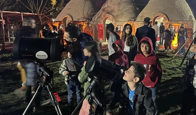 Şanlıurfa'da gökyüzü gözlem etkinliği düzenlendi