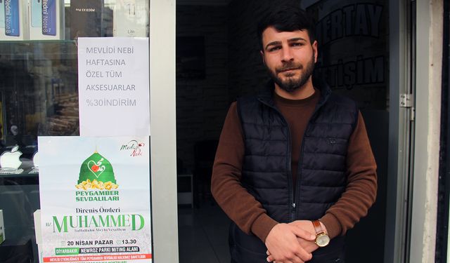 Bağlar esnafından Mevlid-i Nebi kampanyası