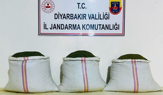 Diyarbakır'da 2023-2024'de yakalanan yaklaşık 20 ton 766 kilogram esrar imha edildi