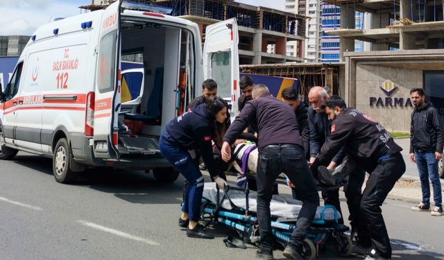 Diyarbakır'da motosiklet kazası:1 yaralı