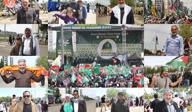 Mevlid-i Nebi etkinliğine katılanlar: Peygamber Efendimiz bizim her şeyimizdir, davası davamızdır