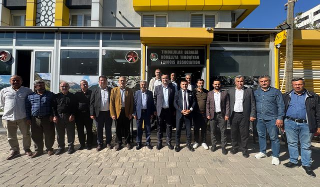 Milletvekili Ramanlı'dan Tımoklular Derneği'ne ziyaret
