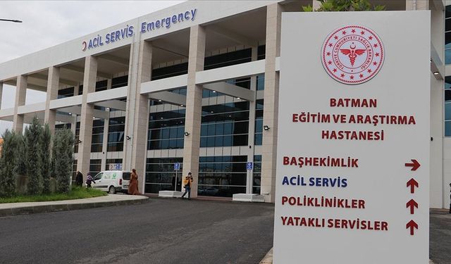 Batman'da sırtına yorgun mermi isabet eden kişi yaralandı