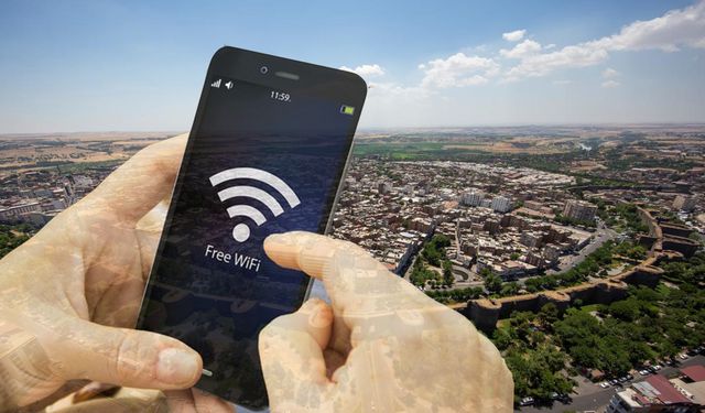 Diyarbakır'da ücretsiz internet hizmeti sunulan noktalar