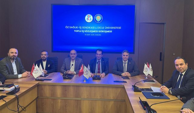 Dicle Üniversitesi ile Öz Sağlık-İş Sendikası arasında toplu iş sözleşmesi imzalandı