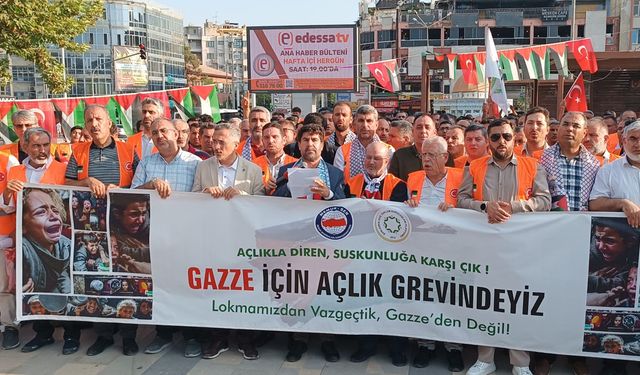 Şanlıurfa’da siyonist rejime tepki: STK’lardan 2 günlük açlık grevi