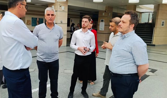 Siirt İl Sağlık Müdürü Hacıoğlu, E.A.H'yi ziyaret etti