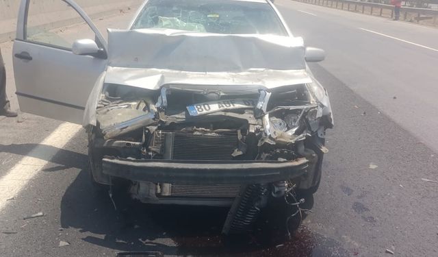 Gaziantep'te trafik kazası: Bir yaralı