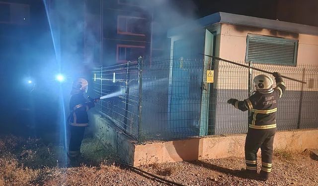 Siirt’te trafo yangını: Mahalle elektriksiz kaldı