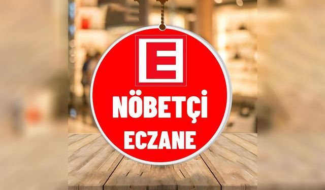 Diyarbakır'da 3 Aralık'ta nöbetçi eczaneler