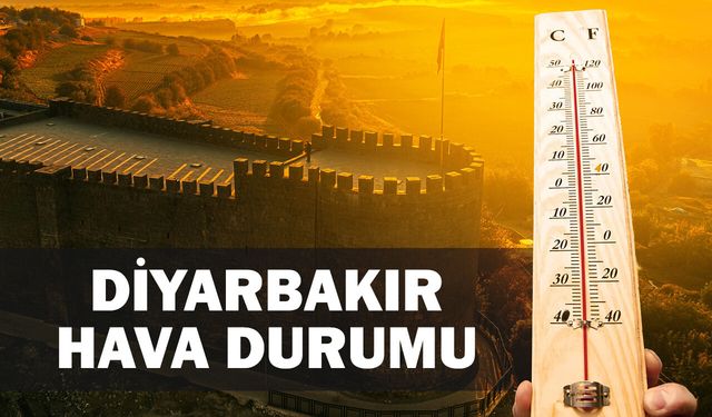 Diyarbakır'da hava nasıl olacak?