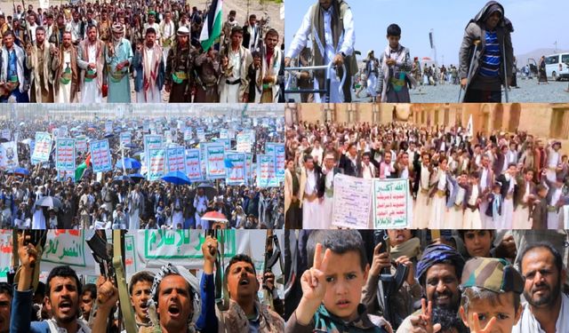 Yemen genelinde yüz binler Gazze için yürüdü