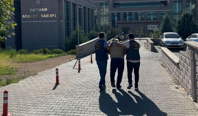 Batman'da 14 yıl hapis cezası bulunan hükümlü yakalandı
