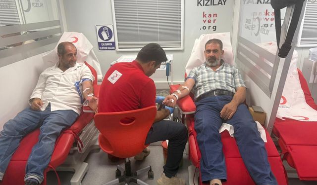 Çermik'te kan bağışı kampanyası