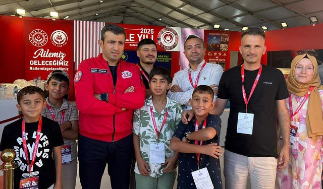 Batmanlı çocuklar TEKNOFEST'te yer aldı