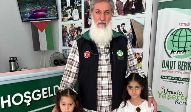 Batmanlı kardeşlerden Gazze'ye anlamlı destek