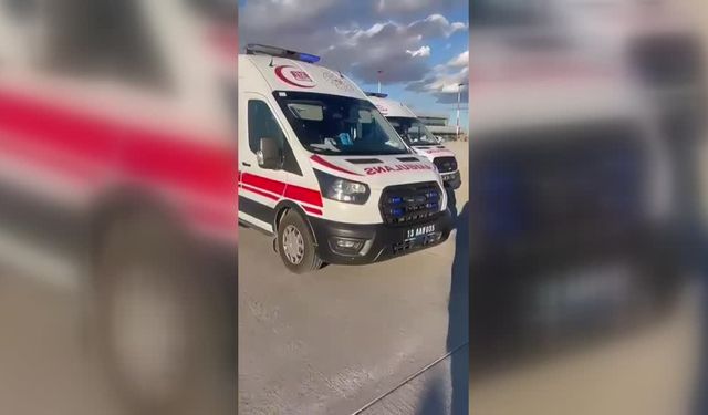 Bitlis'te astım ve tansiyon hastası, ambulans uçakla Ankara'ya sevk edildi