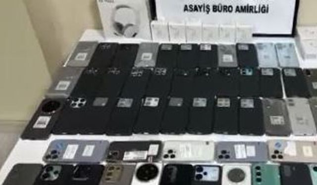 Diyarbakır'da kaçakçılık operasyonu: 65 cep telefonu ele geçirildi