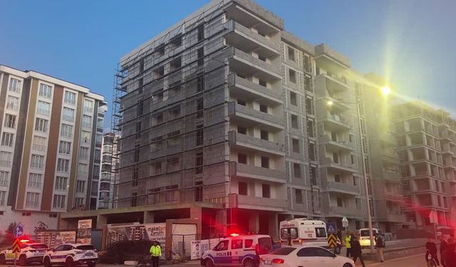 Erzurum'da inşaatın 7'inci katından düşen işçi öldü
