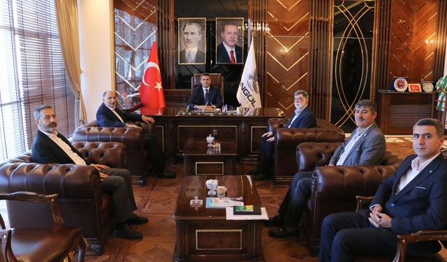 HÜDA PAR Bingöl İl Başkanı Alpaya'dan Belediye Başkanı Arıkan’a ziyaret