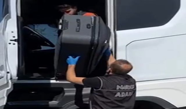 Adana’da 55 kilogram skunk ele geçirildi