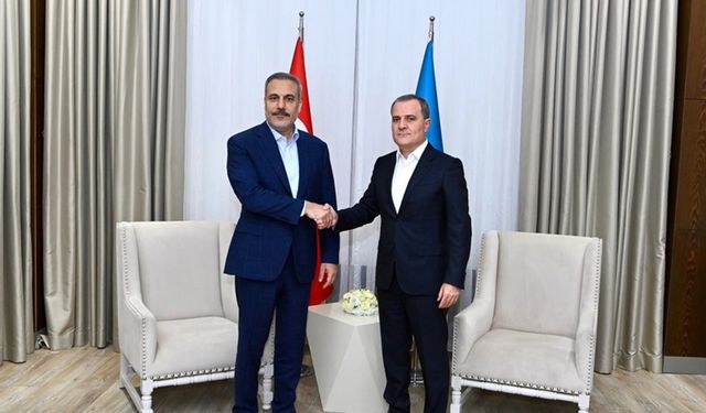 Bakan Fidan, Azerbaycanlı mevkidaşı Bayramov ile görüştü