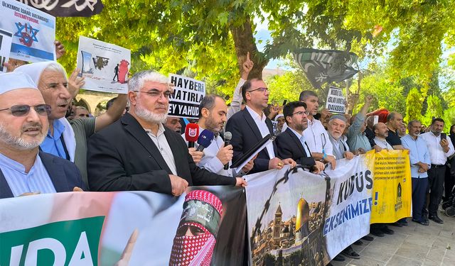 Balıklıgöl’de Gazze için toplumsal dayanışma ve basın açıklaması