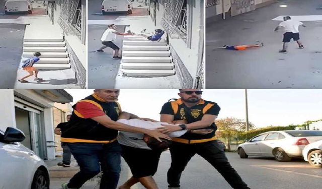 Çocuğu merdivenlerden fırlatıp darbeden şüpheli tutuklandı