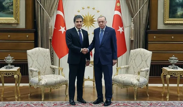 Cumhurbaşkanı Erdoğan, Barzani'yi kabul etti