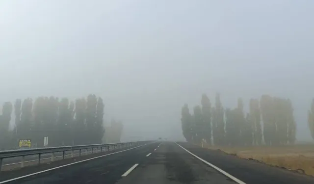 Doğu'da sisli günler başladı