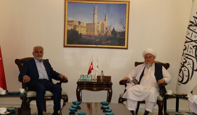 HÜDA PAR Genel Başkanı Yapıcıoğlu'ndan Afganistan Büyükelçisine ziyaret