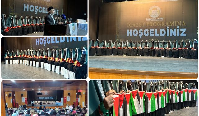 Kahta’da medrese eğitimini tamamlayan 25 kız icazet aldı