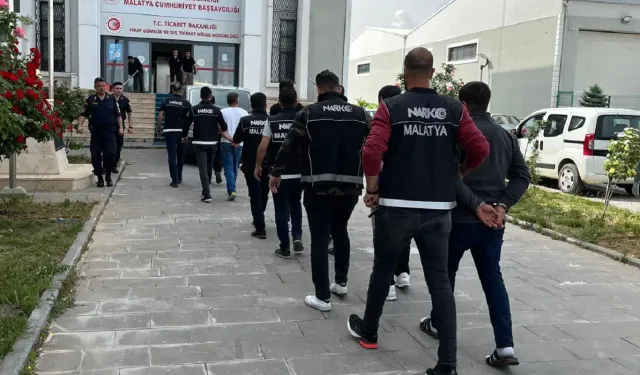 Malatya'da uyuşturucu operasyonu: 9 kişi tutuklandı