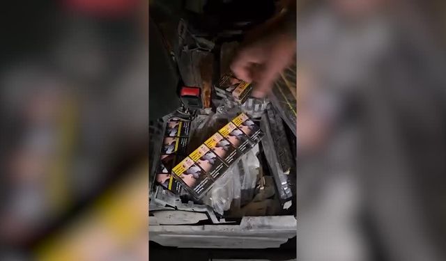 Van’da 1470 paket kaçak sigara ele geçirildi