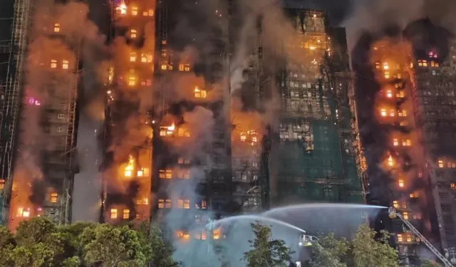 1900'den fazla dairenin bulunduğu sitede büyük yangın: Ölü sayısı 83'e yükseldi