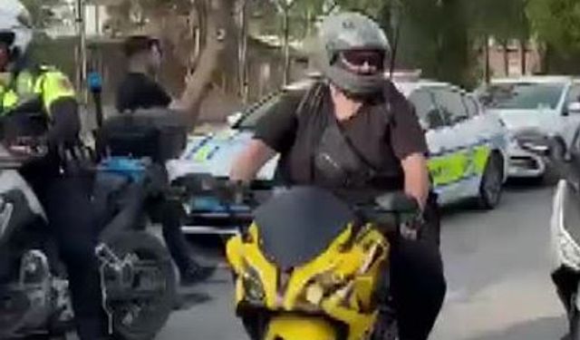 Adana'da 106 motosiklet sürücüsüne ceza kesildi