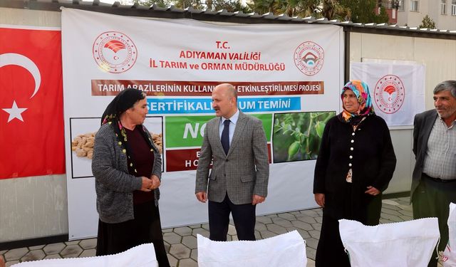 Adıyamanlı çiftçilere nohut tohumu desteği