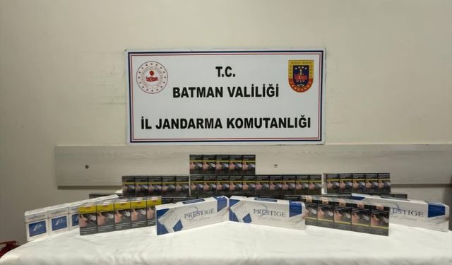 Batman'da gümrük kaçağı 3 bin 550 paket sigara ele geçirildi