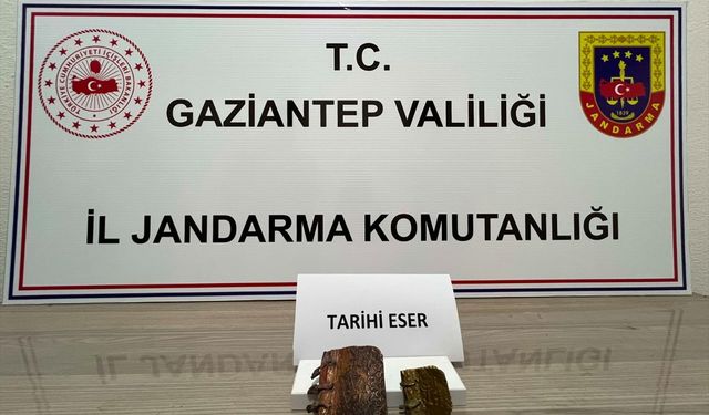 Gaziantep'te tarihi eser dolandırıcılığı yapan 2 zanlı yakalandı