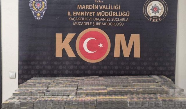 Mardin'de kaçak sigara operasyonu: 3 gözaltı