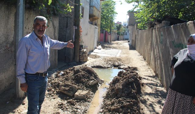 Batman'da alt yapı çalışması çileye dönüştü