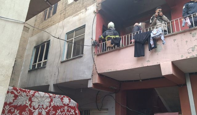 Batman'da elektrikli soba yangına neden oldu