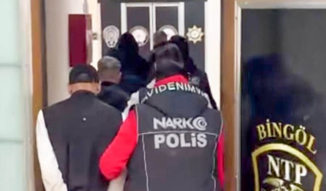 Bingöl’de narkotik operasyonunda 3 kişi tutuklandı