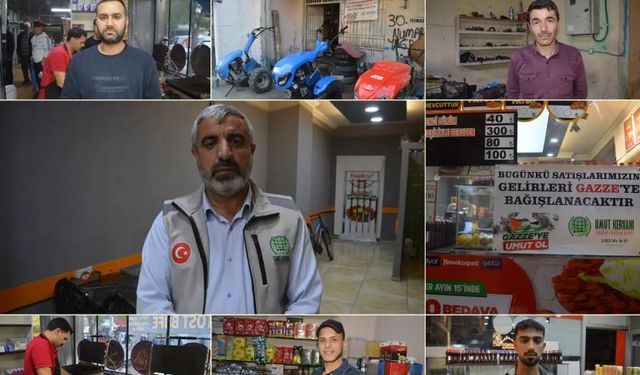 "Bütün Gelirimiz Gazze'ye" kampanyasına Siirt'ten yoğun ilgi