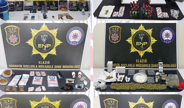 Elazığ’da son bir ayda 19 kişi tutuklandı