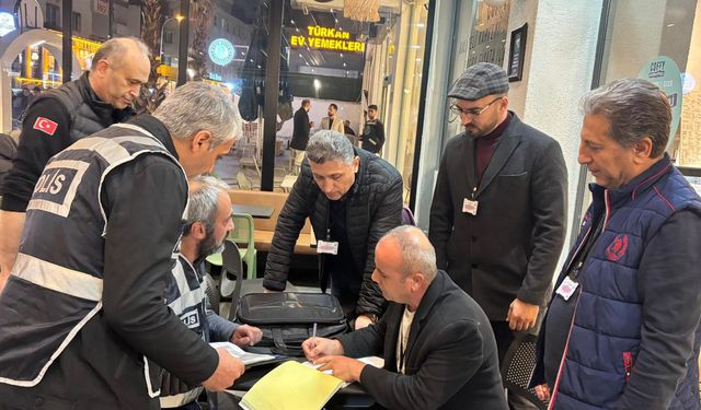Gaziantep'te kapalı alanlarda tütün denetimi gerçekleştirildi