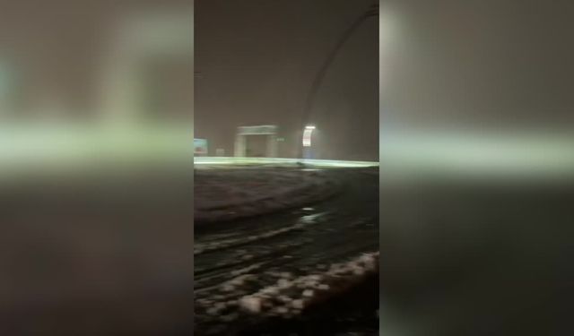 Malatya-Sivas kara yolu kar nedeniyle kapandı