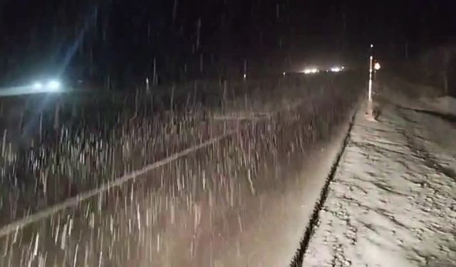 Malatya'da kar yağışı etkili oluyor